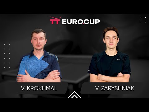 15:30 Vitalii Krokhmal - Vadym Zaryshniak 28.10.2024 TT Euro.Cup Ukraine Master. TABLE 3