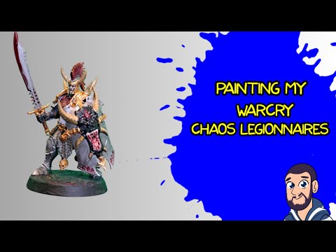 Painting my First Full Warband! Warcry: Chaos Legionnaires