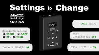 Settings You May Want to Change – C2 Controller