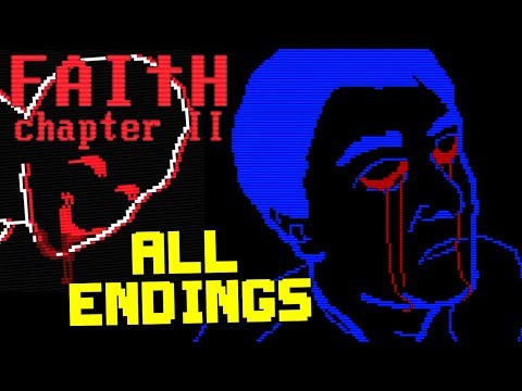FAITH : Chapter II - Retro Horror ( ALL ENDINGS / FULL PLAYTHROUGH )Manly Let's Play