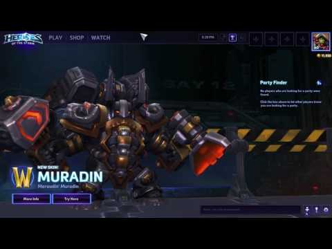 Heroes of the Storm - Maraudin' Muradin Skin - December 2016