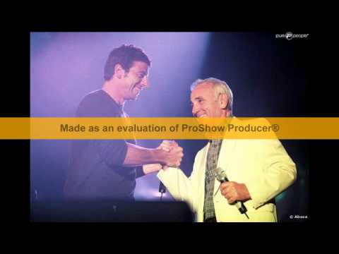 Menilmontant Patrick Bruel avec Charles Aznavour.avi
