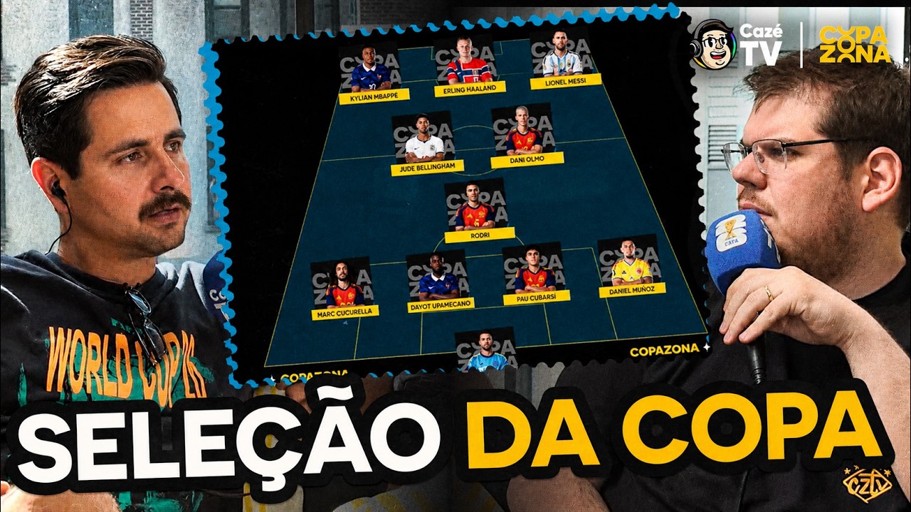 CAZÉ, LUIS, FRED E IGOR DEFINEM A SELEÇÃO DA COPA DO MUNDO | COPAZONA