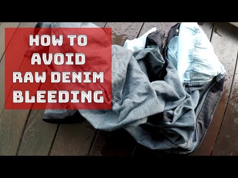 How To Avoid Raw Denim Bleeding and Stains