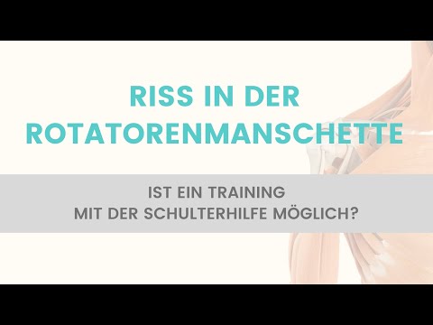 Is shoulder support training possible despite a rotator cuff tear?