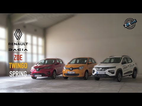 Der Vergleich: Renault ZOE - Renault TWINGO - Dacia SPRING