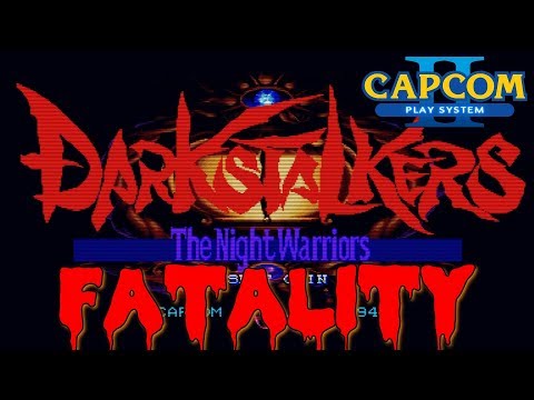 Capcom Darkstalkers: The Night Warriors Fatality Bishamon 60fps!