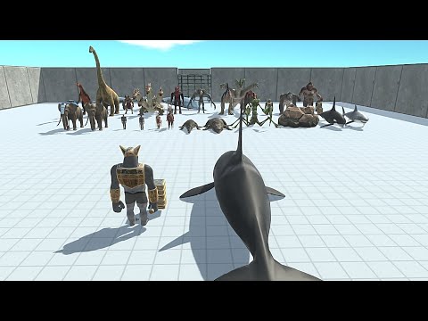 GHOR HAMMER WITH ORCA VS BOSS & MINIBOSS - Animal Revolt Battle Simulator