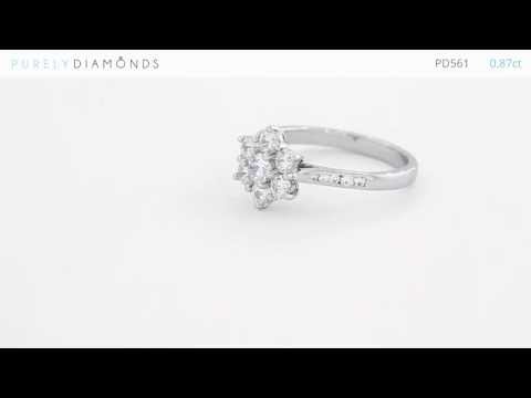 Diamond Ring PD561: 0.87ct - Purely Diamonds