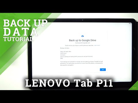 How to Enable Google Backup in Lenovo Tab P11 - Add Google Backup