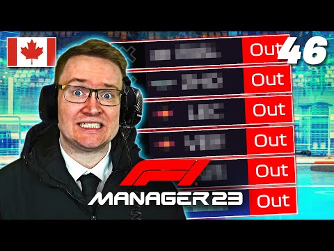 SO MANY DNF'S IN CANADA - F1 Manager 2023 CAREER MODE EP 46