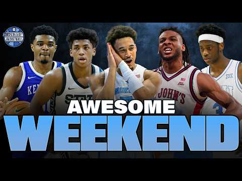 UNC topples Duke late! Michigan State-Illinois; St. John's over UConn; BYU loses again; CBB recap