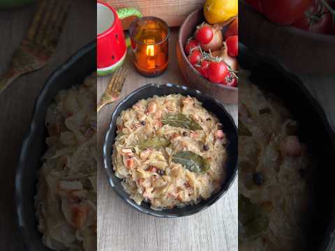 Zasmażana kiszona kapusta #obiad #food #pyszne #recipe #przepisy #conaobiad #cooking #jedzenie