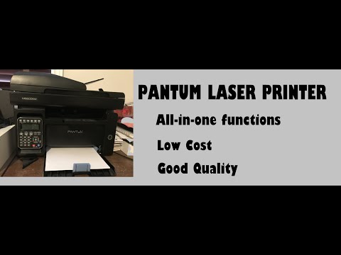 Spausdintuvas/Kopijuoklis/Skeneris/Faksas A4/M6600NW PANTUM video