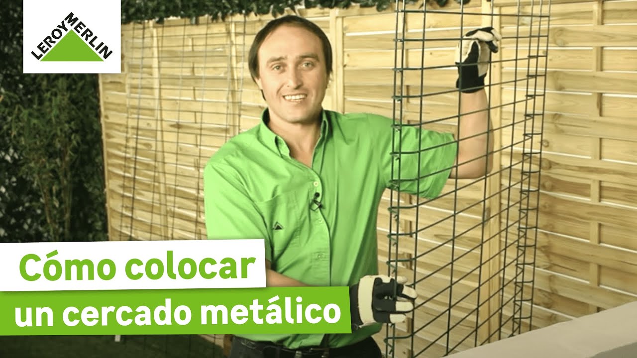 Watch Cómo instalar un cercado metálico | Guía paso a paso | LEROY MERLIN Now Cómo instalar un cercado metálico | Guía paso a paso | LEROY MERLIN