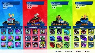 Crash Team Racing Nitro-Fueled - Split Screen (4 Players) Gameplay