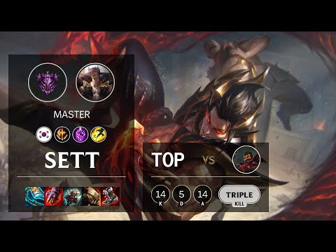 Sett Top vs Graves - KR Master Patch 11.24b