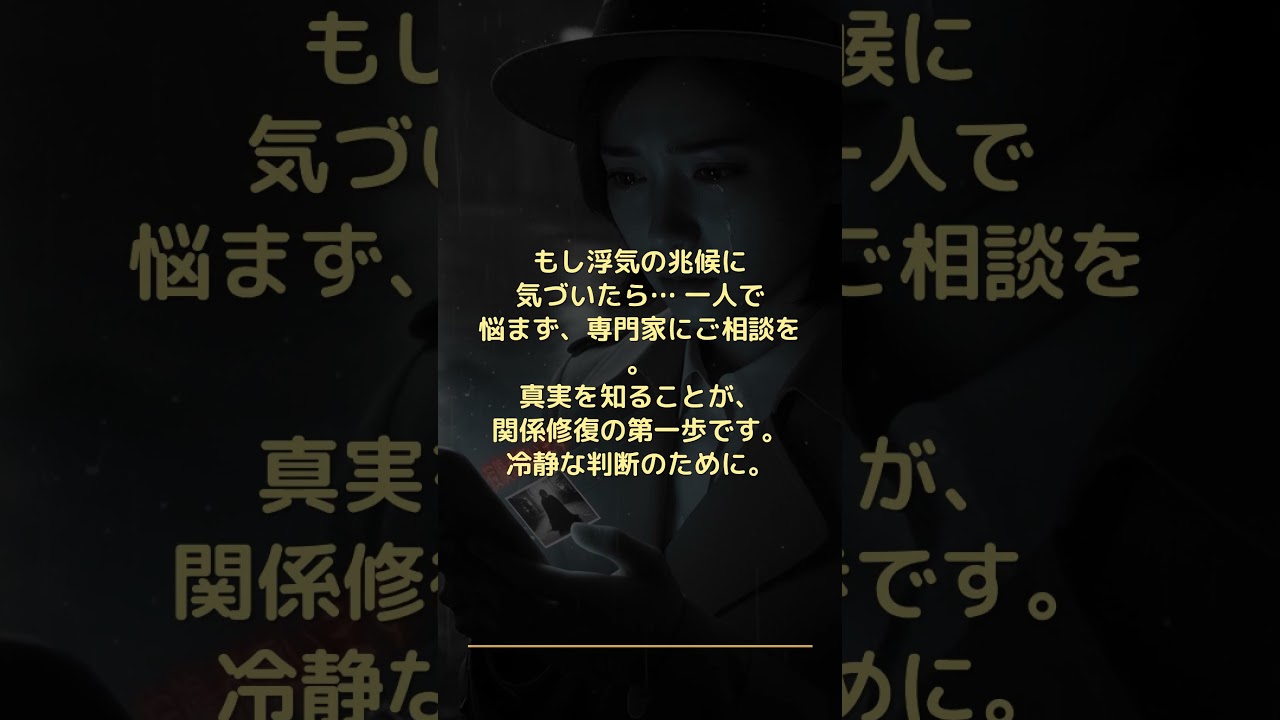 浮気調査の裏側！心の闇とは？