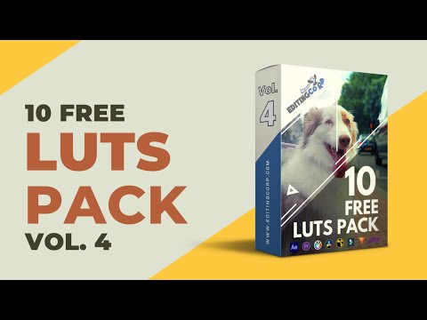 10 Free LUTs Pack Vol. 4 For Creative Color Grading