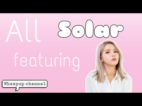 All Mamamoo Solar featuring
