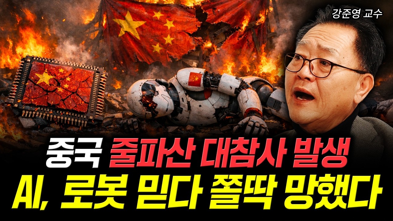중국 줄파산 대참사 발생. AI, 로봇 믿다 쫄딱 망했다｜강준영 교수 4부