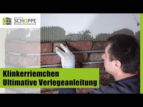 Installing clinker brick slips - briefly explained - what you need to pay attention to! ☝