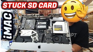 How To Remove Stuck SD Card from iMac  ! Best Way
