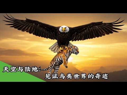 天空与陆地： 见证鸟类世界的奇迹 | 从蜂鸟到鸵鸟，全方位观察企鹅、鹤和秃鹫的生存故事 | 中文解说
