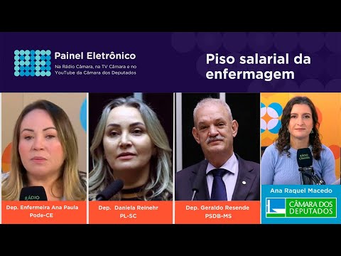 Piso salarial da enfermagem: deputada cobra cumprimento da lei - 14/05 #paineleletrônico