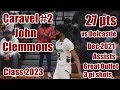 Caravel's John Clemmons II #2; 27pts.  vs Delcastle 12/2021