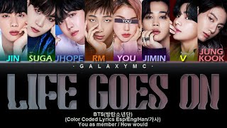 BTS(방탄소년단) LIFE GOES ON (Color Coded Lyr