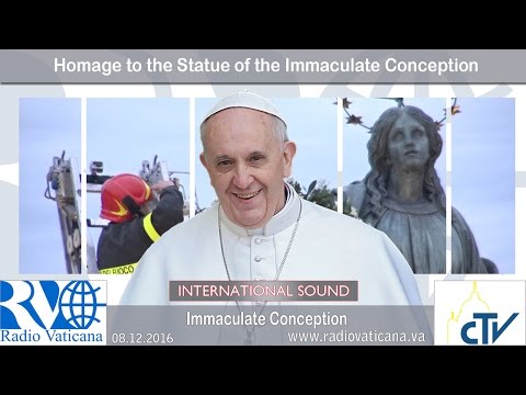 2016.12.08 Homage to the Statue of the Immaculate Conception