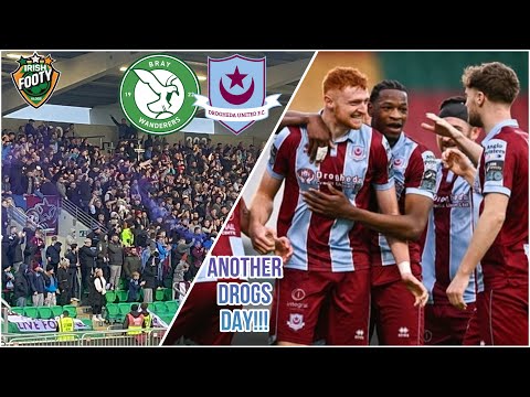 Bray Wanderers 1-3 Drogheda United | DROGS ARE STAYING UP!!! | Tallaght Stadium Vlog