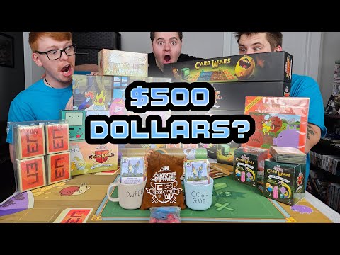 We spent $500! on the CARD WARS 10th Anniversary Kickstarter! Here's what we got
