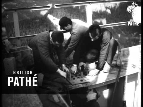 "Europe Bridge" Under Construction Over The Sill Valley (1962)