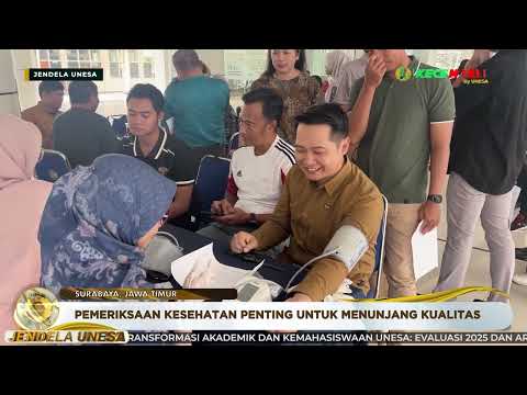JENDELA UNESA : Tes Kesehatan dan Kebugaran Jasmani FIKK UNESA