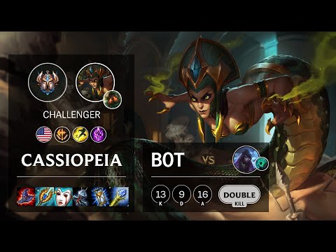 Cassiopeia Bot vs Aphelios - NA Challenger Patch 10.13