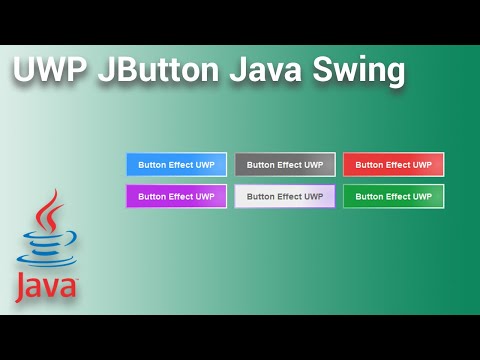 Uwp Jbutton Using Java Swing
