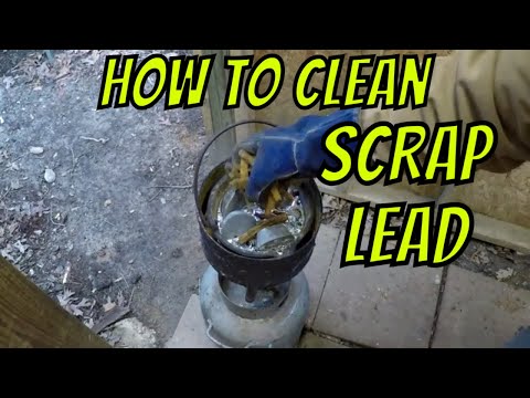 How to Clean Scrap Lead and Wheel Weights for Pouring Jigs and Sinkers