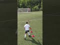 Soccer shooting drill for strikers and wingers #shorts #soccer #football
