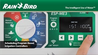 Scheduling Program-Based Irrigation Controllers