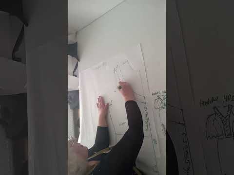 Modelul MARY  ,pornind din tiparul de bază a rochiei clasice lectia 344