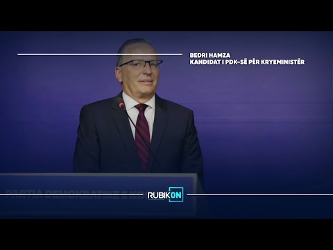 Rubikon me Adriatik Kelmendin - Bedri Hamza - Kandidat i PDK-së për kryeministër - 28.03.2024