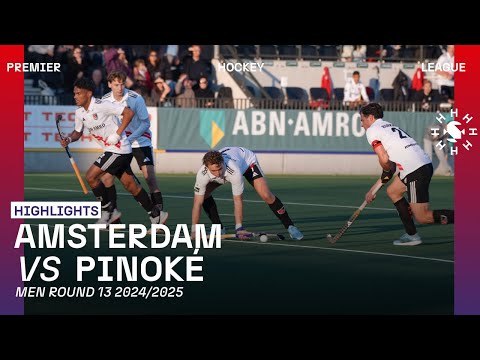 Amsterdam - Pinoké 🏑 Tulp Hoofdklasse Heren ‘24/’25 RONDE 13 | Samenvatting