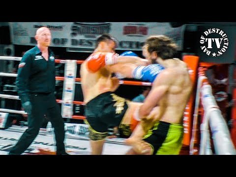 Day of Destruction 17 I Kickboxing Newcomers K-1 Rules I Dragon Fighter vs Golden Lions