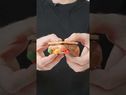 I Made a Gummy Worm S'more
