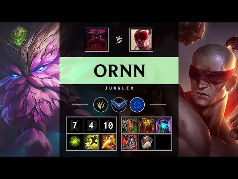 Ornn Jungle vs Lee Sin - EUW Diamond Patch 25.14