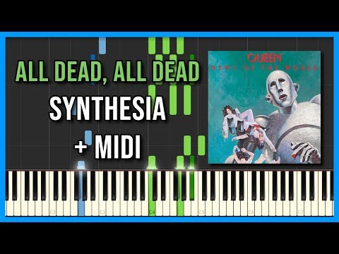All Dead, All Dead - Queen piano tutorial
