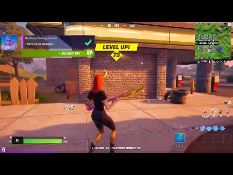 Destroy Hiding Places (3) - Fortnite Week 4 Epic Quest