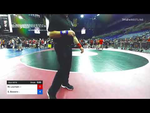 122 Lbs Round Of 32 - Morgan Layman, Virginia Vs Sophie Bowers, Illinois 6319